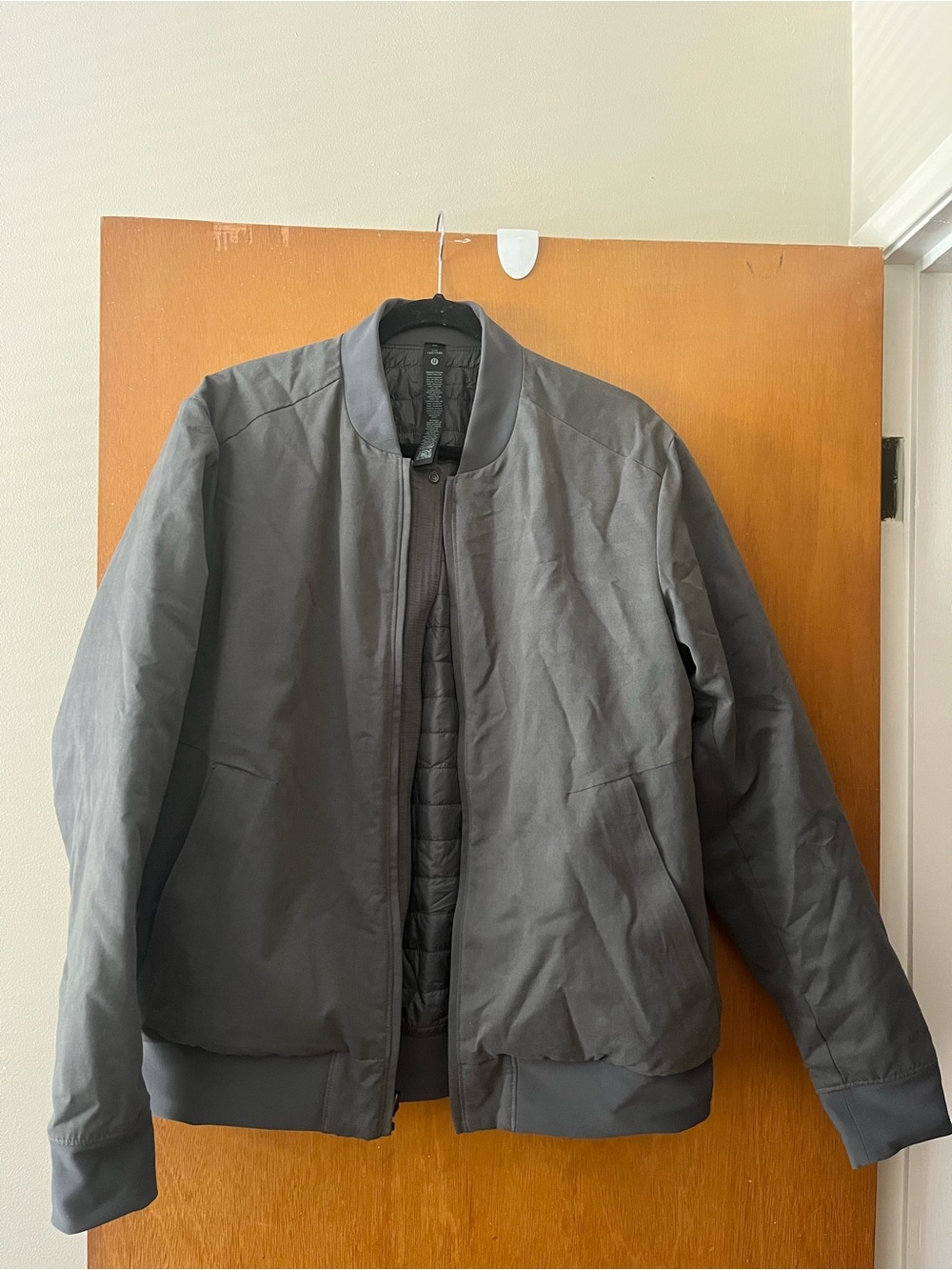 lululemon athletica Gray Men's Bomber Jacket